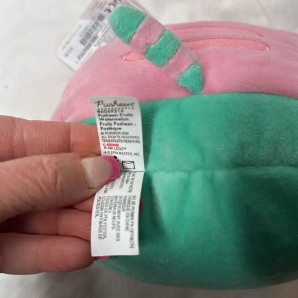 Pusheen 6 Inch‎ Watermelon Cat Stuffed Animal. New With Tag.
